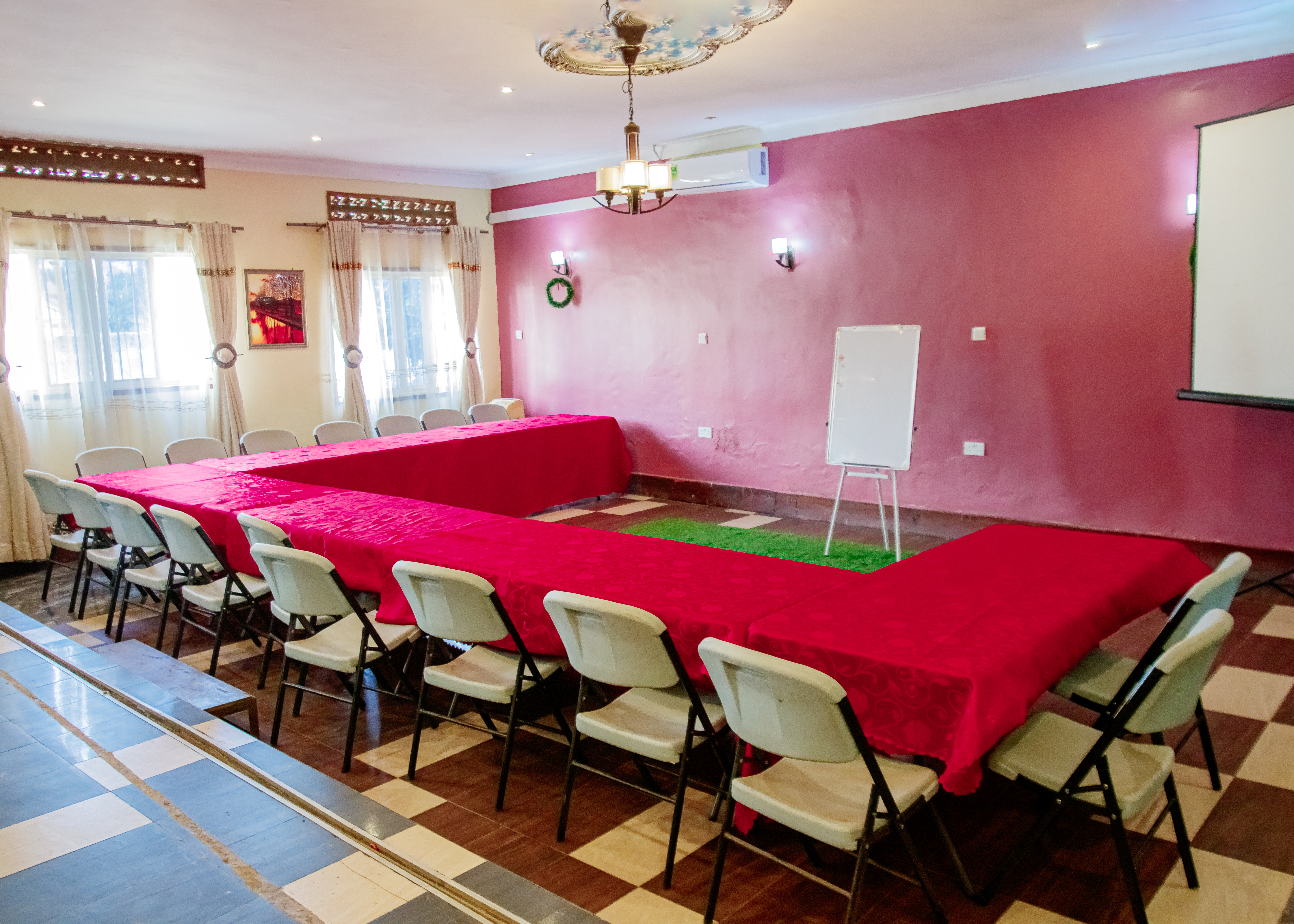 Conference setup example